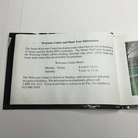 Saturn 2000 S-Series Owners Handbook Manual Maintenance Schedule Book Set - Picture 3 of 12